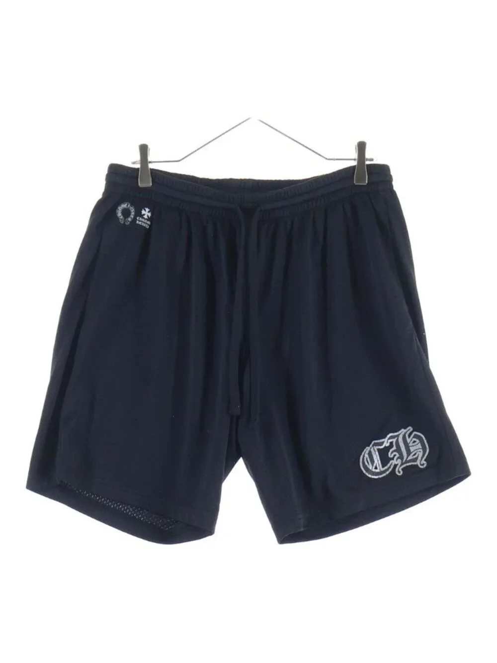 Chrome Hearts Mesh Warm UP Jersey Varsity CH Printed Shorts Black